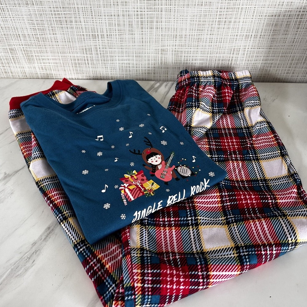Christmas‎ Pajamas Unisex 4T Toddler Holiday Jammies For Your Families New! BxI